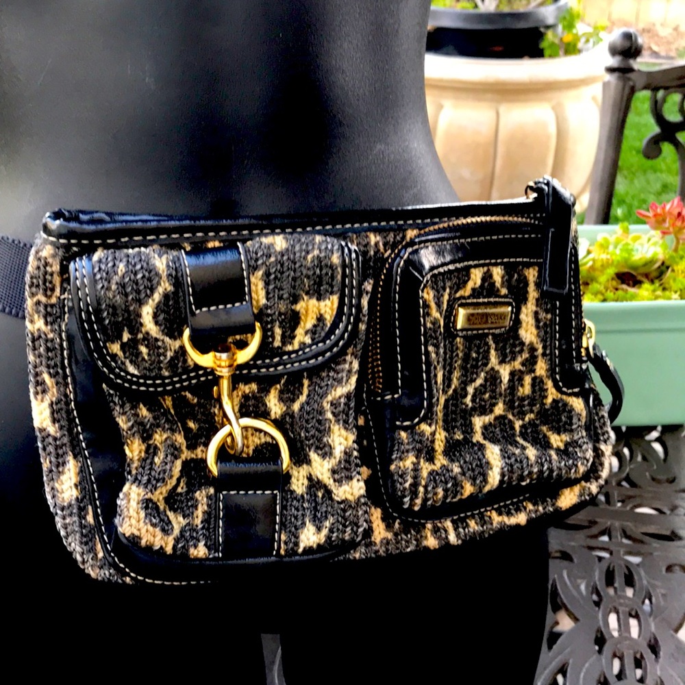 The Sak Cheetah Animal Print Fanny Pack Waist Belt Purse